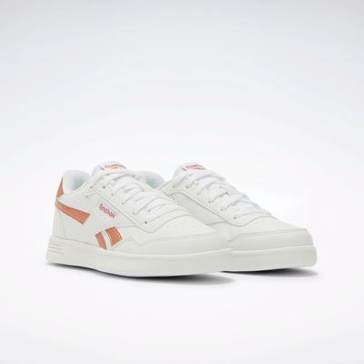 Sneaker REEBOK CLASSIC "REEBOK COURT ADVANCE", Gr. 33, weiß, weiß, rosgol, Synthetik, sportlich, Schuhe Image