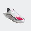 Fußballschuh ADIDAS PERFORMANCE "F50 MESSI CLUB INDOOR E FÜR KINDER", Gr. 31, cloud weiß, lucid rot, silber metallic, Synthetik, sportlich, Schuhe