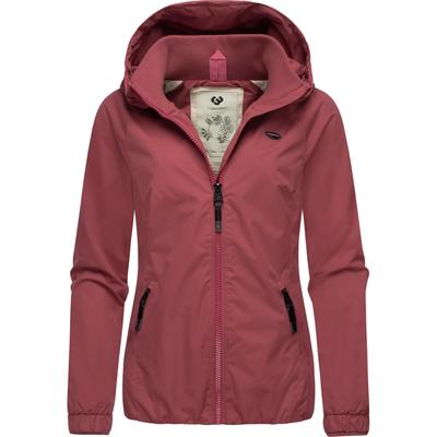 Outdoorjacke RAGWEAR "Dizzie", Damen, Gr. XS (34), rosa, Außenmaterial: 100% Polyester, Innenfutter: 100% Polyester, casual, regular fit hüftbedeckend, Langarm Ärmel ohne Ärmelschlitz Rippstrickbündchen, Jacken, Wasserdichte Übergangsjacke mit... Image