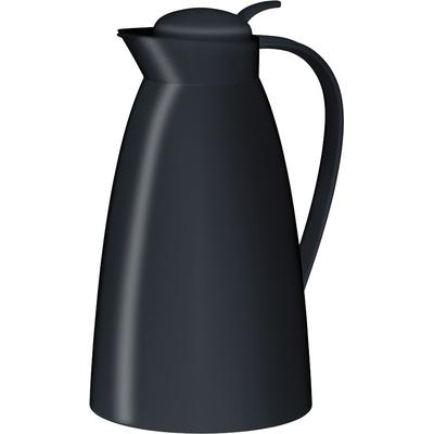 Isolierkanne ALFI "Eco", schwarz, B:15cm H:26cm Ø:15cm, Kunststoff, Kannen, Kunststoff mit Vakuum-Glaseinsatz Image