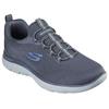Slip-On Sneaker SKECHERS "SUMMITS-TALLO", Herren, Gr. 46, grau, Textil, casual, Schuhe, Slipper, Freizeitschuh, Trainingsschuh zum Schlupfen, Topseller