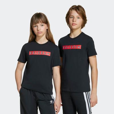 T-Shirt ADIDAS ORIGINALS "TEE", Kinder, Gr. 158, schwarz, Obermaterial: 100% Baumwolle, sportlich, Rundhals, Shirts Image