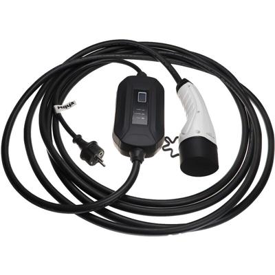 vhbw Ladekabel Typ 2 zu Typ F CEE 7/7 kompatibel mit Audi Q6, SQ6 SUV E-Tron Elektroauto, 1-phasig, Image