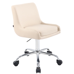 CLP Arbeitshocker Club Kunstleder creme Image