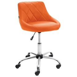 CLP Arbeitshocker Lazio orange/Kunstleder Image