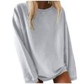 Tops for Women Trendy Womens Graphic Long Sleeve Tees Womens Lace Top Popular Tops Women Long Sleeve Button Girl Tee Baseball Inner Shirt Plain Shirt Woven Short plus Size Dressy Linen Grey L
