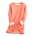 Tops for Women Trendy Lace Puff Sleeve Top Turtleneck Ladies Women Thermal Shirts V Neck Baseball Shirts Casual Tee Thermal Layer Shirt Knit Tops plus Size Long Sleeve Too 3 Quarter Watermelon Red M