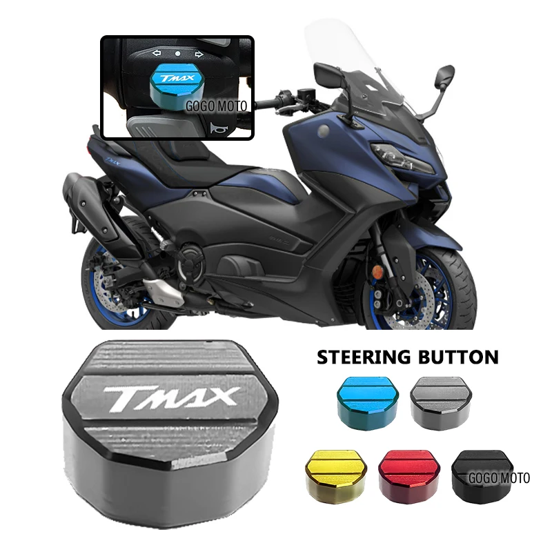 Bouton de commutation de moto, capuchon de clé pour YAMAHA TECH MAX TMax530 TMAX560 t-max TMAX 530 500 560 TMax530 SX DX