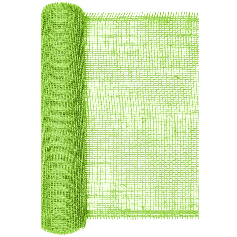 Home Fashion, TL Jute green , Tischläufer aus Jute, im Format 500 cm x 30 cm, aufgerollt, 1 Stück pro Pack Image