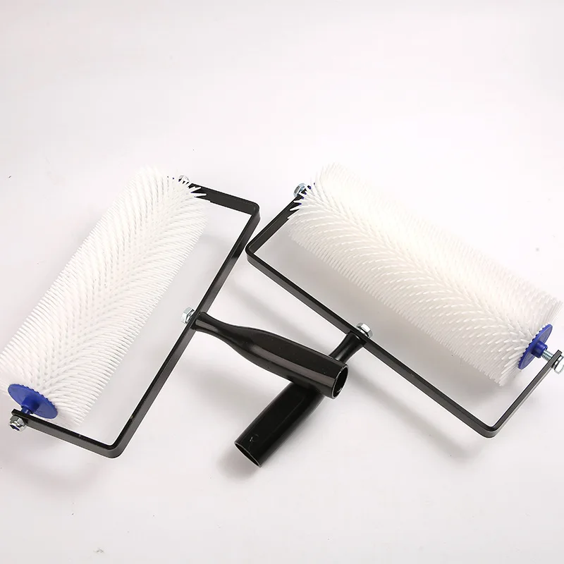 10-Zoll-Epoxid-Bodenkonstruktion, Entschäumung und Nadelstanzen und Entleerung, Trommelbürste, selbstnivellierendes Zement-Spezialwerkzeug Image