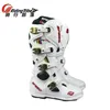 Riding Trider 100 % NEUE Motorradstiefel Motocross Leder Lange kniehohe Schuhe weiß schwarz Moto GP Dirty BIKE GRÖSSE 10-45 B1004