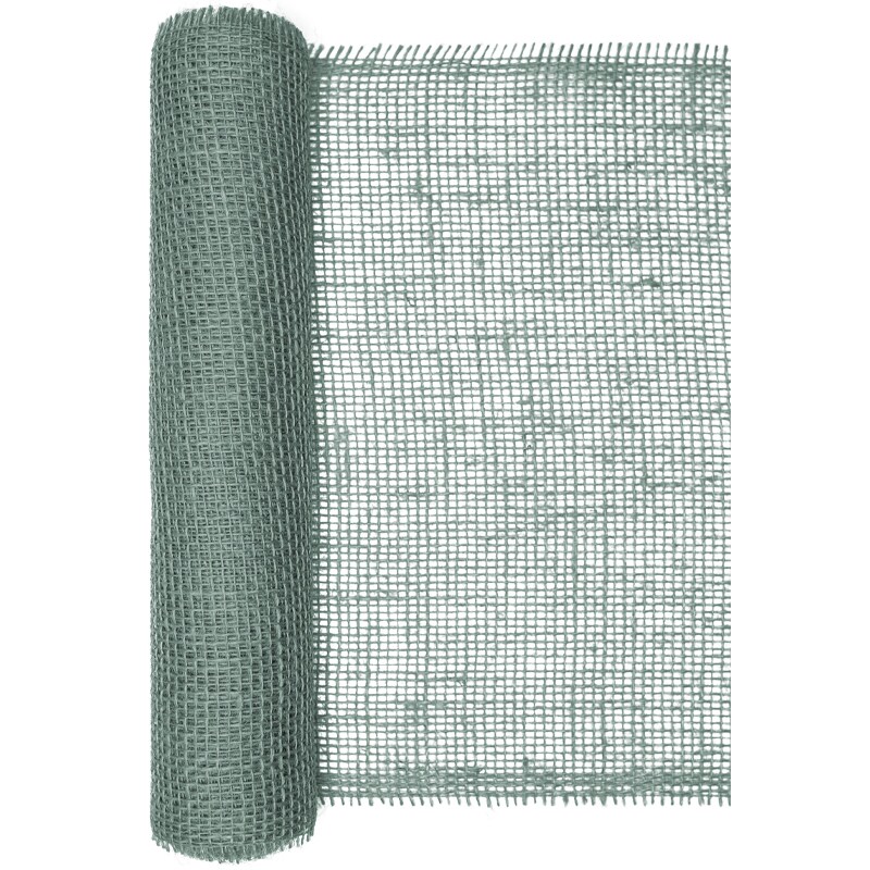Home Fashion, TL Jute eucalyptus, Tischläufer aus Jute, im Format 500 cm x 30 cm, aufgerollt, 1 Stück pro Pack Image