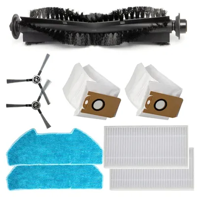 Ersatz Filter Mopp Tuch Staubbeutel Seite Pinsel Kit Für Redkey R10 Roboter Vakuum Haushalts Zubehör Haushaltsgeräte Teile Image