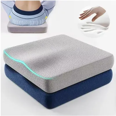 Ergonomic Memory Foam Office Cushion Anti Hemorrhoid Cushion Chair Cushion Tailbone Pillow Car Office Seat Cushion