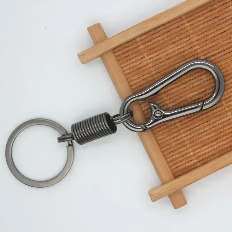 Frühling Schlüsselbund Klettern Haken Auto Schlüsselbund Einfache Starke Karabiner Form Schlüsselbund Zubehör Metall Vintage Schlüsselbund Image
