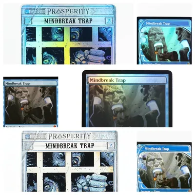 (Mindbreak Trap) Holo/Foil TCG Magisches Kartenspiel Schwarz Hochwertiges Proxy Spielkarten Image