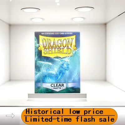 66 x 91 mm Dragon Shield 100 Stück/Karton, transparent, hochwertige Kartenhüllen, Brettspielkarten, Image