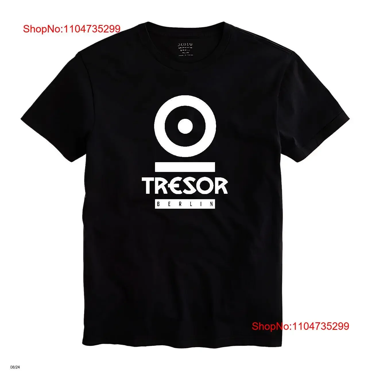 T-Shirt Tresor Berlin Herren Schwarz Größe S 5XL Vintage Washed Graphic Atmungsaktive Modedesigner-Kleidung Streetwear Bequem