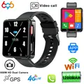 Scheda SIM 4G Smart Orologi GPS LBS WIFI 500W HD Doppia fotocamera Videochiamata Smartwatch Batteria 1200mAh Scarica APP 3GB RAM 32GB ROM