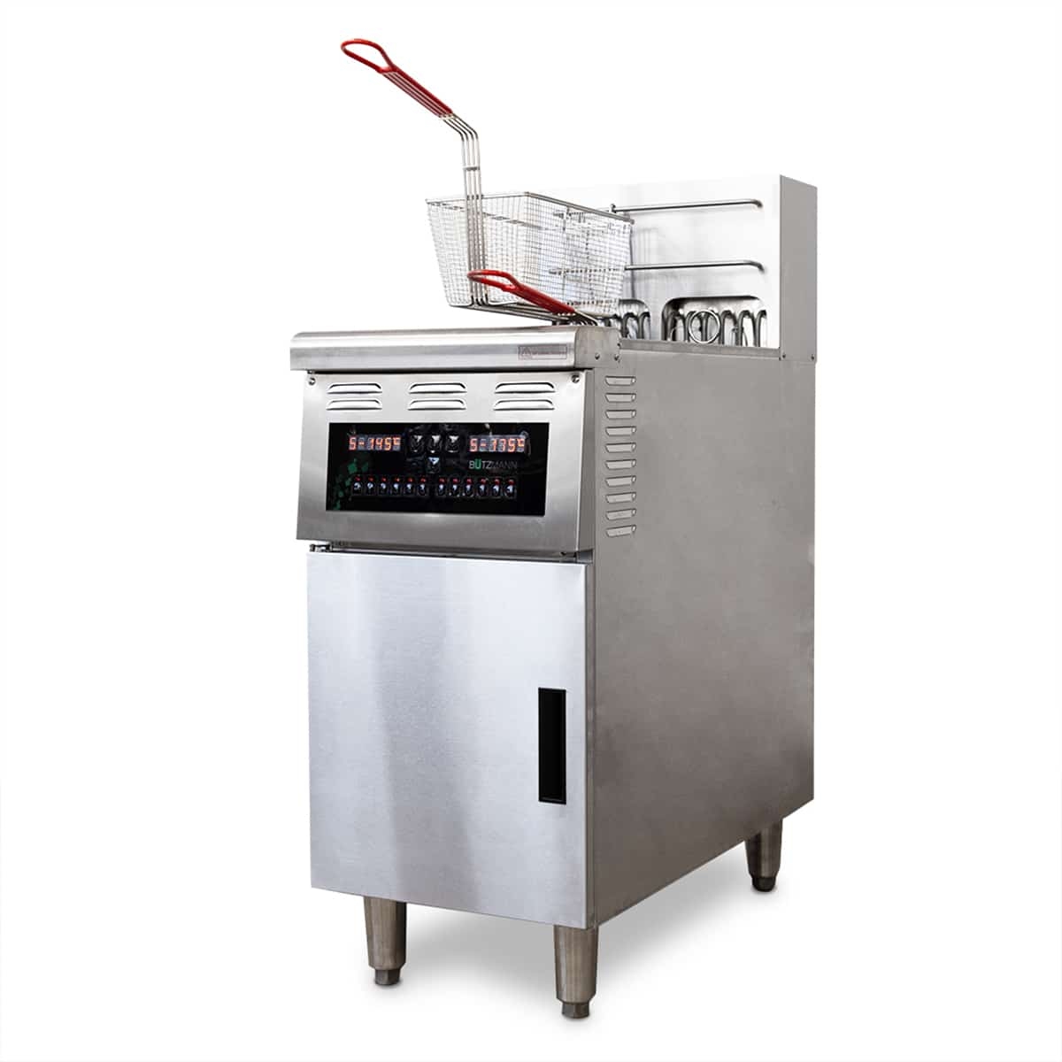 Automatische Fritteuse Bützmann 14+14L AUTO – 2 Hebekörbe, 18 kW, Edelstahl, automatische Bedienung Image