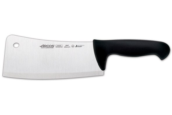 ARCOS 2900 SERIE BLACK CLEAVER 22CM Image