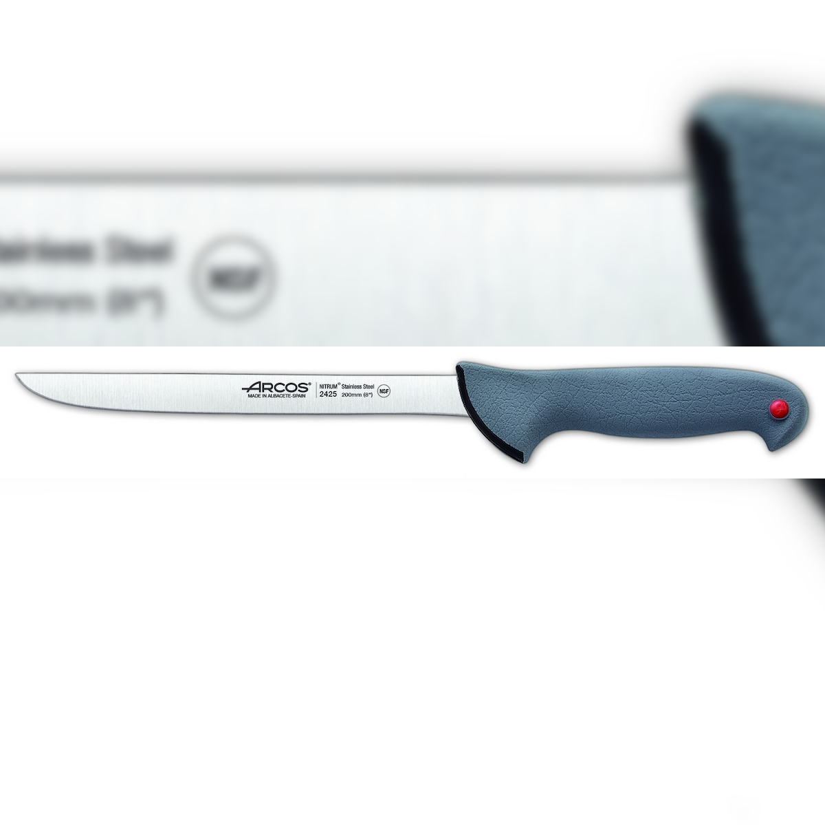 ARCOS Colour Prof - Flexibles Filetiermesser 20 cm Edelstahl geschmiedet Nitrum Image