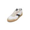 Sneaker MARC O'POLO "aus edlem Rindleder", Herren, Gr. 43, weiß (weiß, schwarz), Obermaterial: 100% Leder (Rind), Schuhe