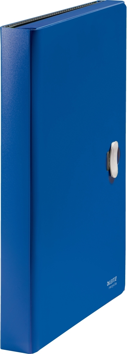 LEITZ Projektmappe Recycle A4 PP 5 Fächer blau Packung mit 5 Stück Image