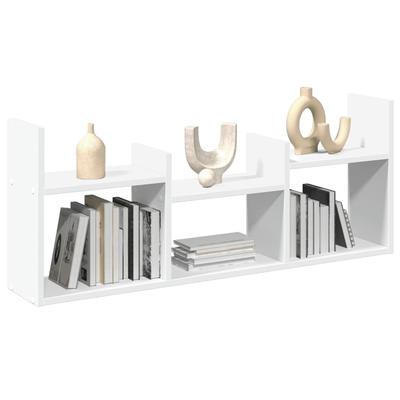 TEMU Wall Cabinet 100x18x40 Cm White Wood Image