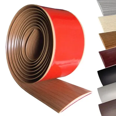 Carpet To Tile Floor Transition Strip Wear-resistant Self Adhesive Edging Trim Strip Flat Wood Grain Floor Joining Strip Doorway