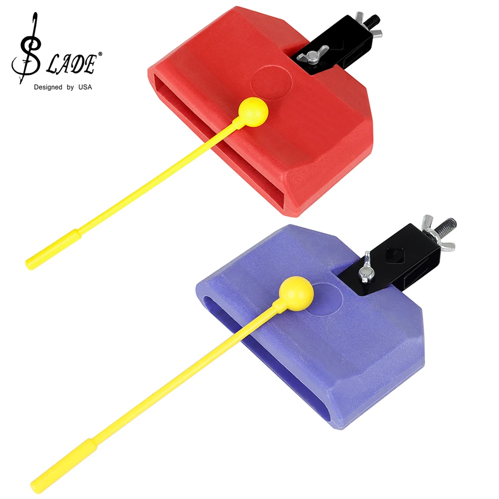 SLADE Drum Cowbell Set Begleitzubehör Jazz Style Musik ABS Material Jubelglocke Percussion Drum Teile & Zubehör Image