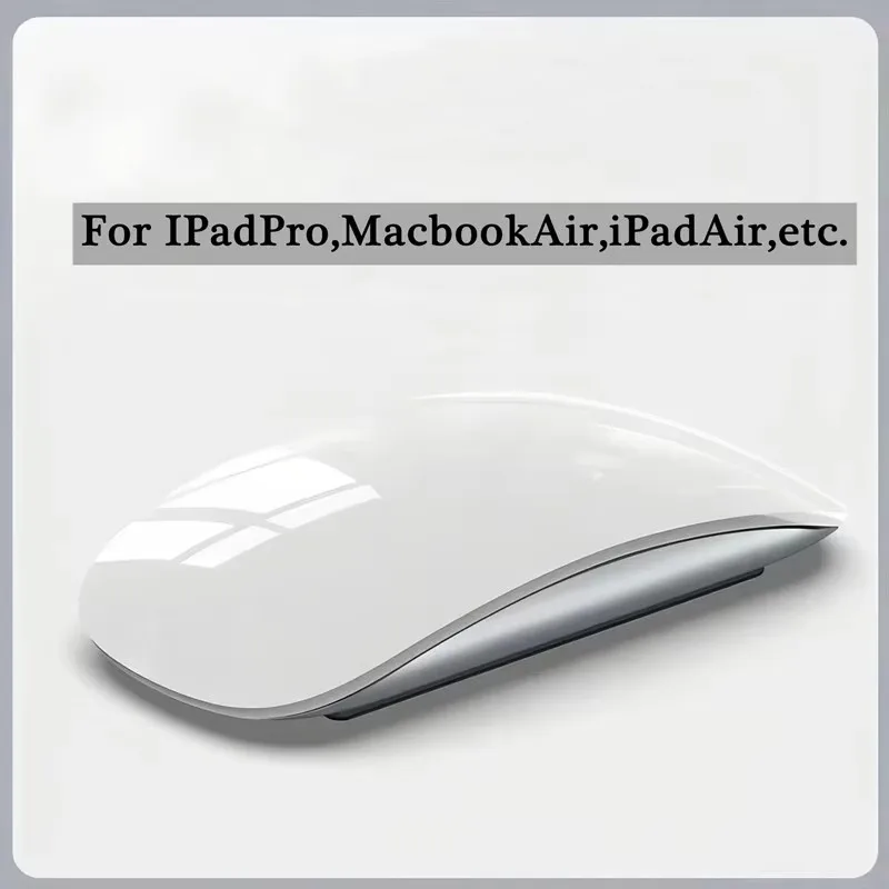 Bluetooth-Maus, kabellos, ultradünn, wiederaufladbar, leise, Multi-Arc-Touch-Mäuse, magische Maus für Laptop, iPad, Mac, PC, MacBook Image