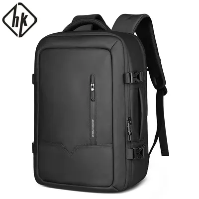HK Großer Reiserucksack 17,3 Zoll Business Laptop Rucksack Duffle Bag Wasserabweisende Weekender-Taschen für Herren Handtasche Mochilas