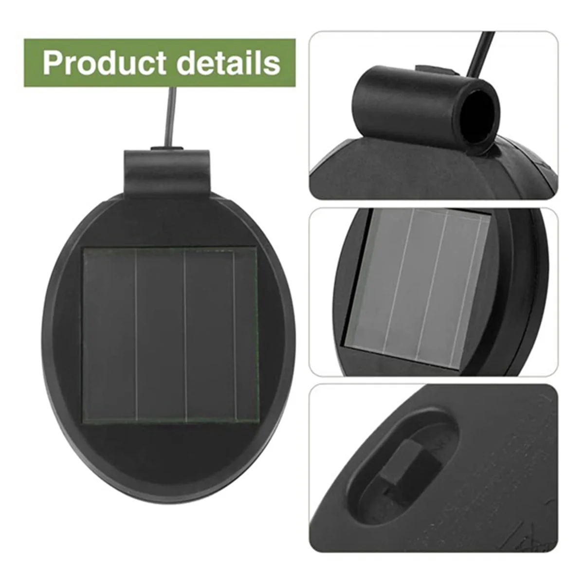4PCS Solar Laterne Top LED Panel Laterne Deckel Lichter Ersatz für Outdoor Blume DIY Solar Blume Lichter Garten Terrasse