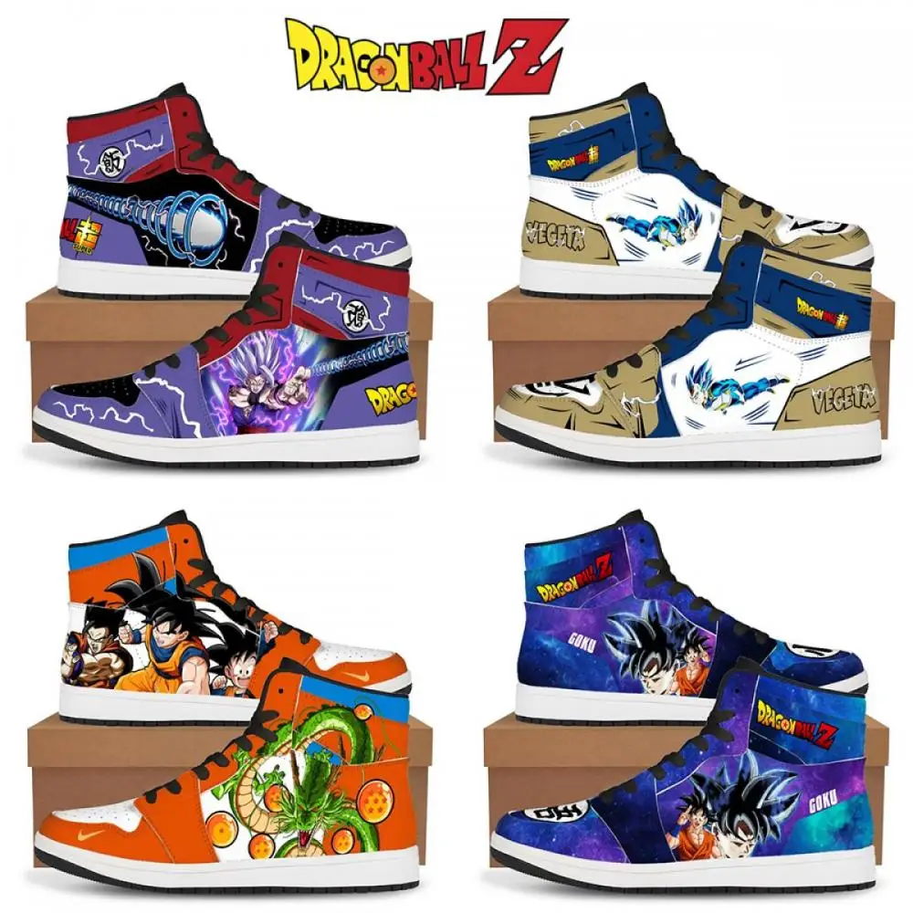 Dragon Ball Z Schuhe Super 2025, Goku Vegeta Sneakers, Basketball-Sneaker, Anime-Freizeitschuhe, individuelle Schuhe, Unisex, Geburtstagsgeschenk