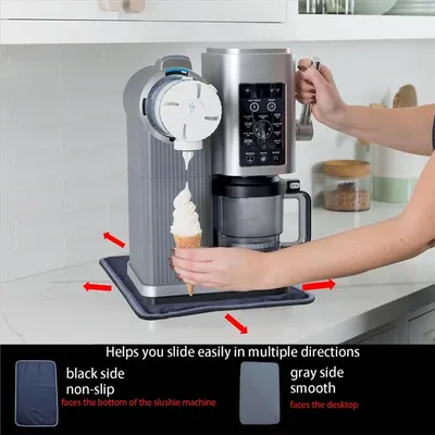 【Today Only@】Non-Slip Sliding Mat For Ninja NC700 NC701 Slushie Machine Portable Ice Cream Maker Mover Pad Ice Cream Accessories