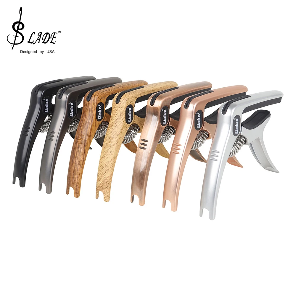 Galux GC-501A universal gitarre capo multifunktion ale legierung capo akustische e-gitarre bass ukulele banjo teile & zubehör Image