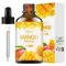 Mango essential oil is suitable for all skin types and is often used in body massage, hair care, hydrating and moisturizing.