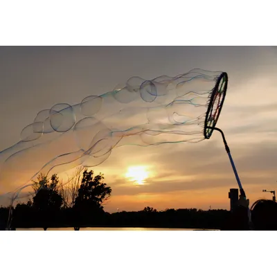 Bubble Show Stage Props Performance Sky Full of Stars Rainbow Dragon 45CM Bubble Circle Big Bubble