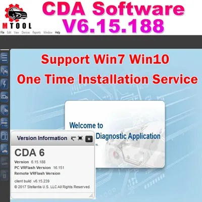CDA 6.15.188 CDA6 Engineering Software for MicroPod2 Work with FLASH Downloader AND VIN EDITING for