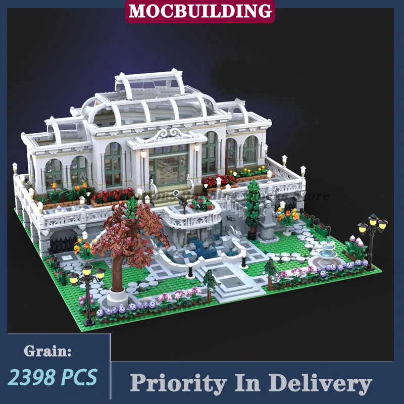 Stadt Grand Botanic Palace Garten Set Modell Bausteine MOC Street View Architektur Palace Garten Sammlung Spielzeug Geschenke Image