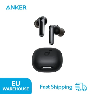 soundcore P40i by Anker Wireless Earbuds with Noise Cancelling, Adaptive Noise Cancelling, BassUp, 60 h Playtime, 2-in-1 Case and Smartphone Stand, IPX5, Wireless Charging, Bluetooth 5.3