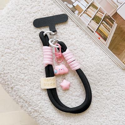 New fashionable mobile phone short rope white cloud star hanging decoration mobile phone hanging rope keychain camera hanging chain pendant mobile phone short rope