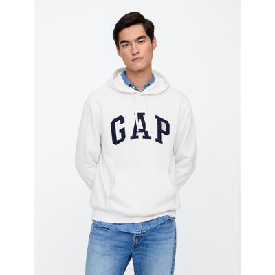 Gap White Pullover Arch Logo Hoodie