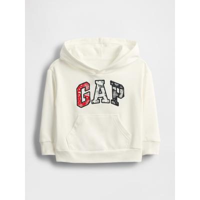Gap White Relaxed Logo Hoodie (6mths-5yrs)