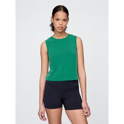 Gap Green Breathe Cropped Muscle Vest
