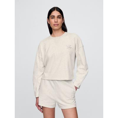 Gap Neutral VintageSoft Oversized Logo Sweatshirt
