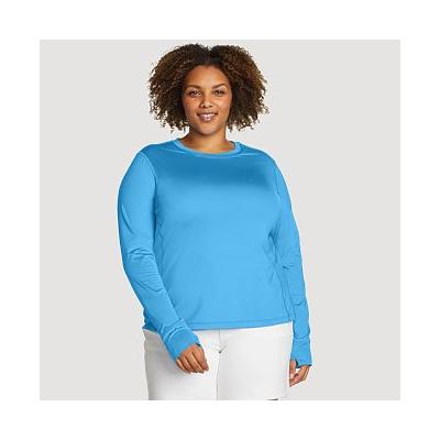 Eddie Bauer Plus Size Women's Amphib Rashguard - Blue - Size 3X