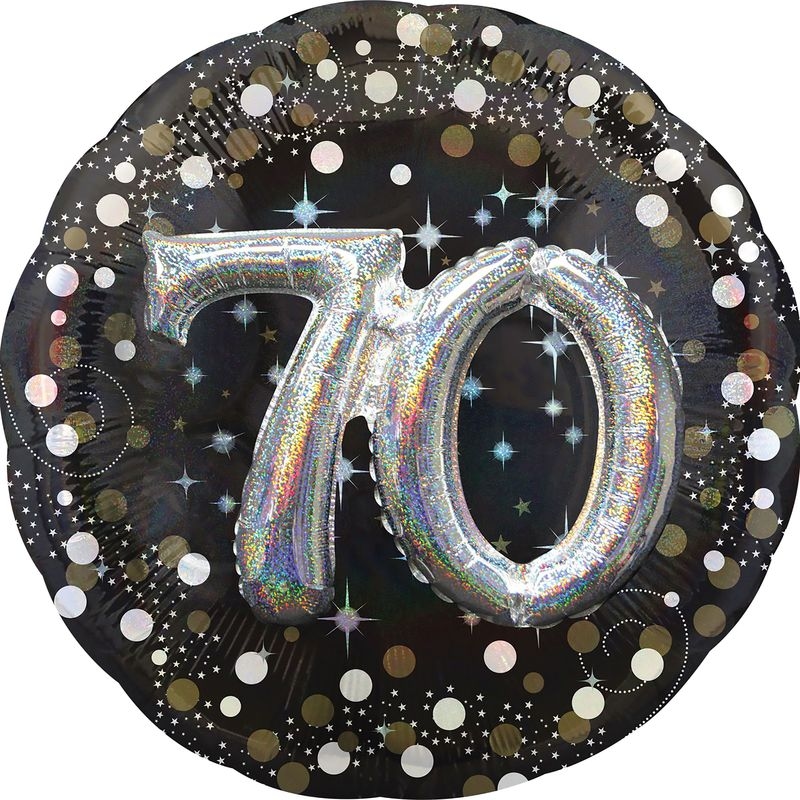 70. Geburtstag gold Multi Folienballon Image