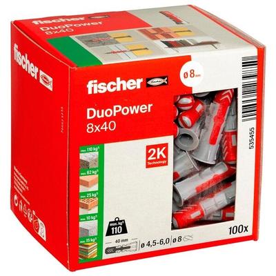 fischer Universaldübel-Sortiment »DuoPower 8x40 2K« 100 Stück Image